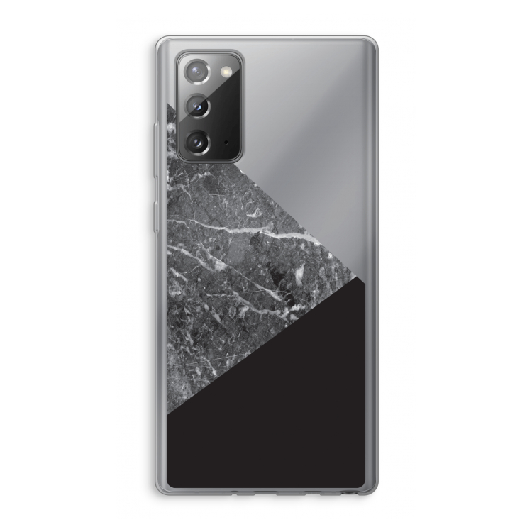 Combinatie marmer: Samsung Galaxy Note 20 / Note 20 5G Transparant Hoesje