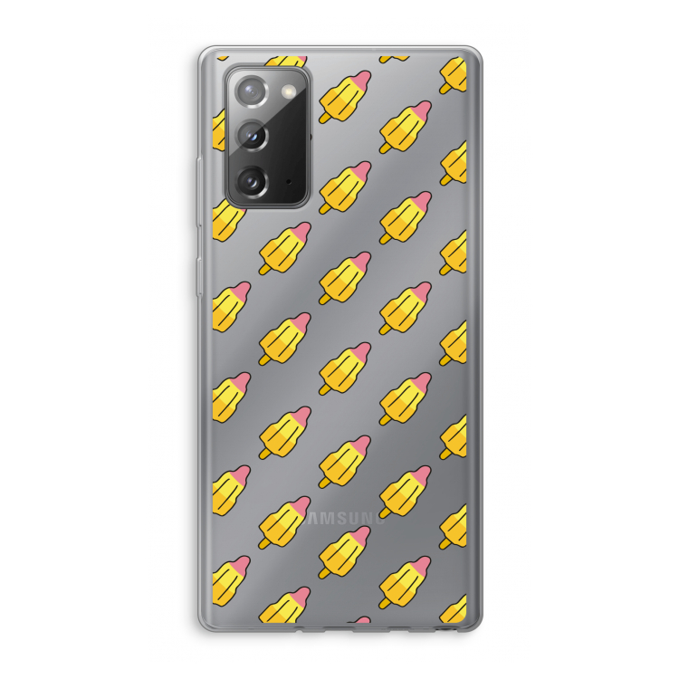 Waterijsjes: Samsung Galaxy Note 20 / Note 20 5G Transparant Hoesje