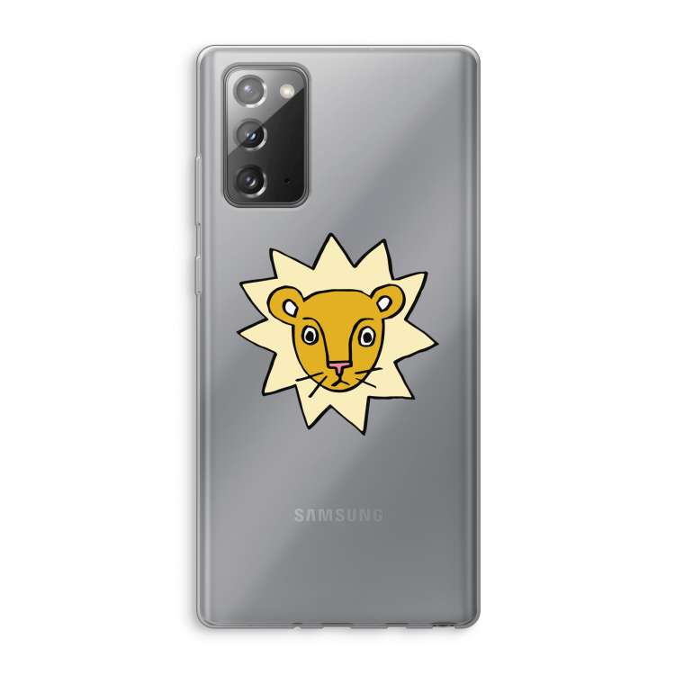 Kleine leeuw: Samsung Galaxy Note 20 / Note 20 5G Transparant Hoesje