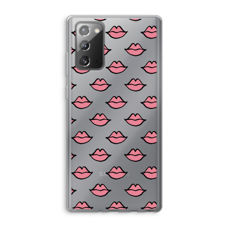 Lipjes: Samsung Galaxy Note 20 / Note 20 5G Transparant Hoesje
