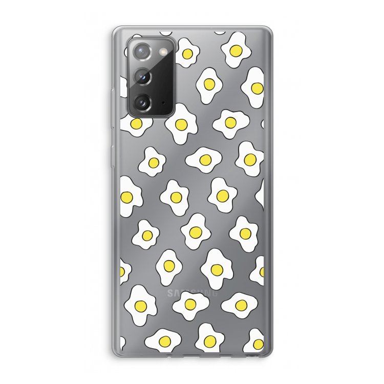 Spiegeleitjes: Samsung Galaxy Note 20 / Note 20 5G Transparant Hoesje