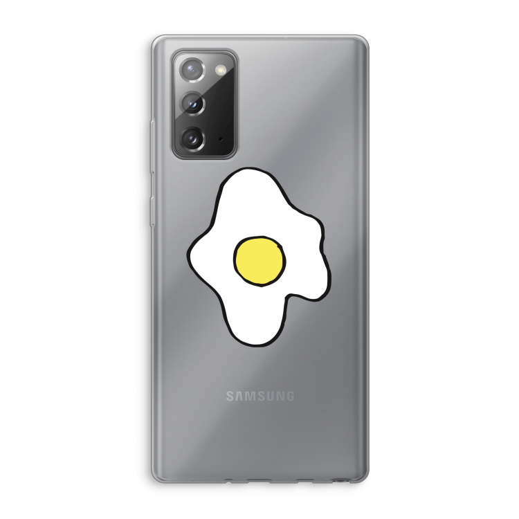 Spiegelei: Samsung Galaxy Note 20 / Note 20 5G Transparant Hoesje