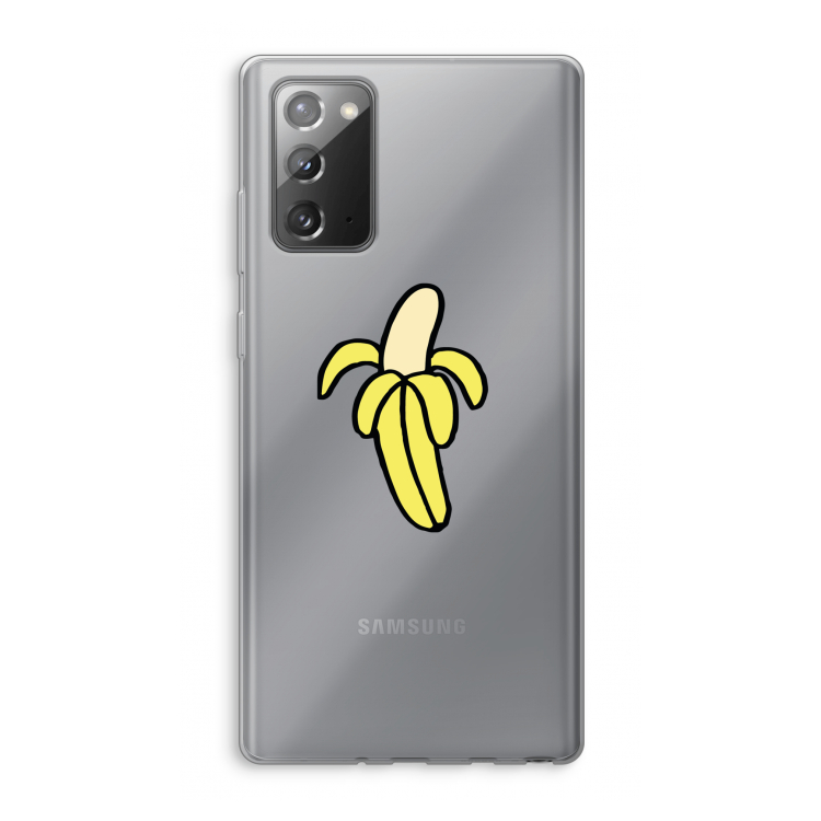 Banana: Samsung Galaxy Note 20 / Note 20 5G Transparant Hoesje