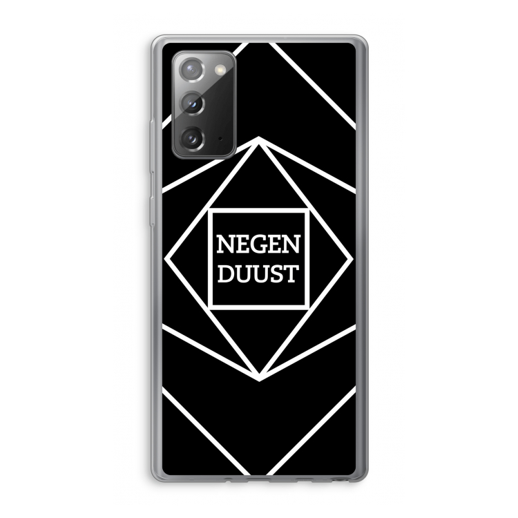 Negenduust geometrisch: Samsung Galaxy Note 20 / Note 20 5G Transparant Hoesje