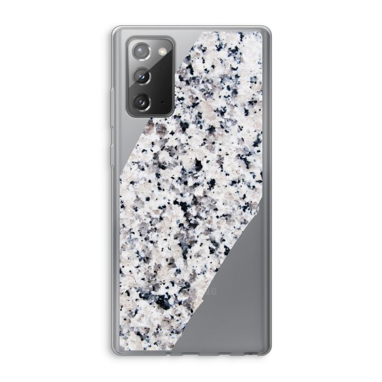 Gespikkelde marmer: Samsung Galaxy Note 20 / Note 20 5G Transparant Hoesje