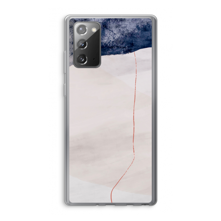 Stone White: Samsung Galaxy Note 20 / Note 20 5G Transparant Hoesje