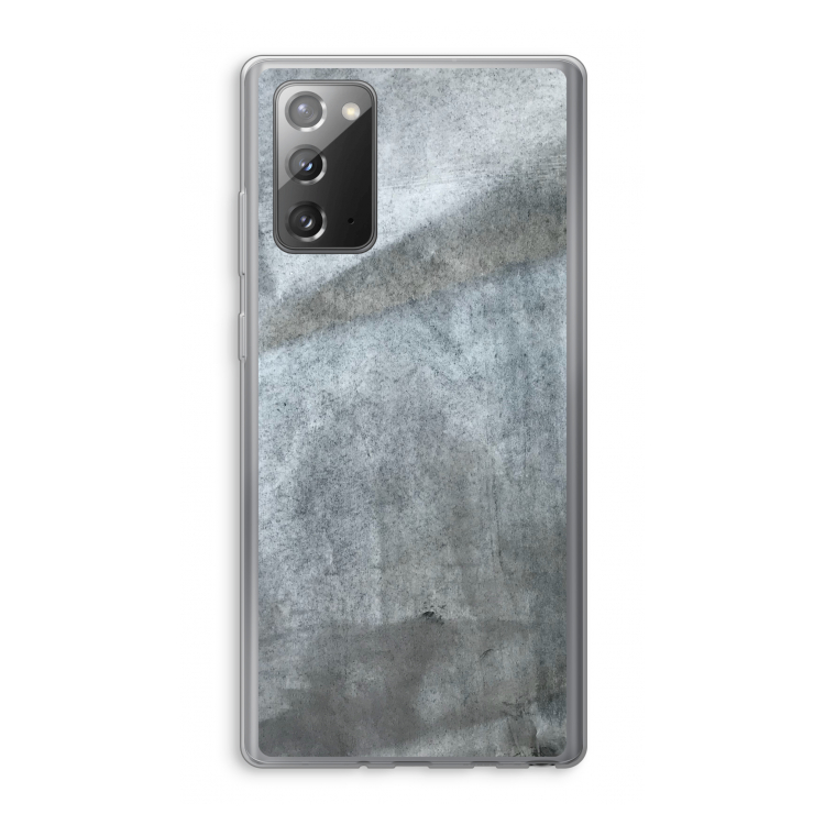 Grey Stone: Samsung Galaxy Note 20 / Note 20 5G Transparant Hoesje