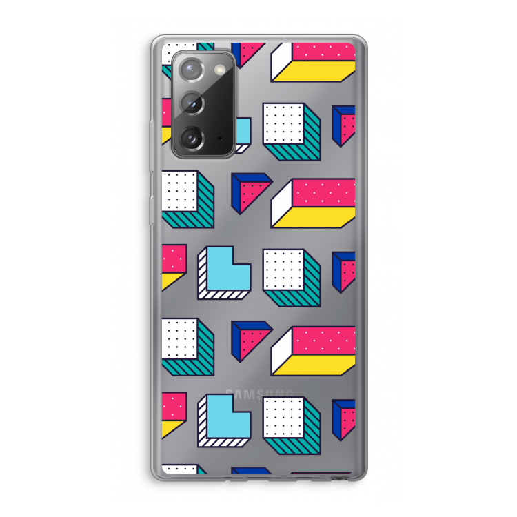 8-bit N°7: Samsung Galaxy Note 20 / Note 20 5G Transparant Hoesje