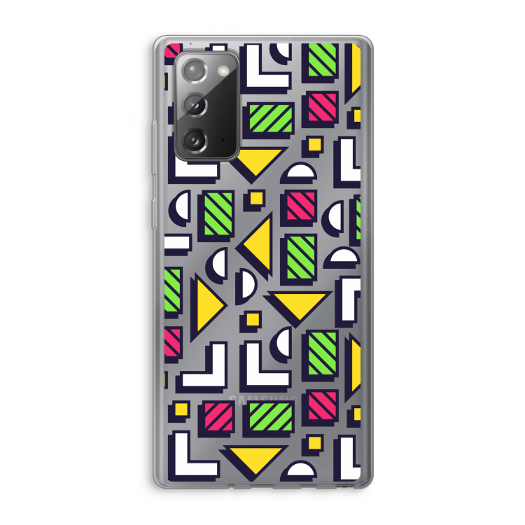 8-bit N°4: Samsung Galaxy Note 20 / Note 20 5G Transparant Hoesje