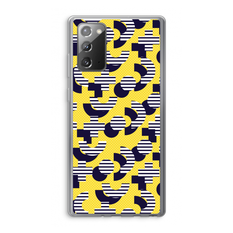8-bit N°3: Samsung Galaxy Note 20 / Note 20 5G Transparant Hoesje