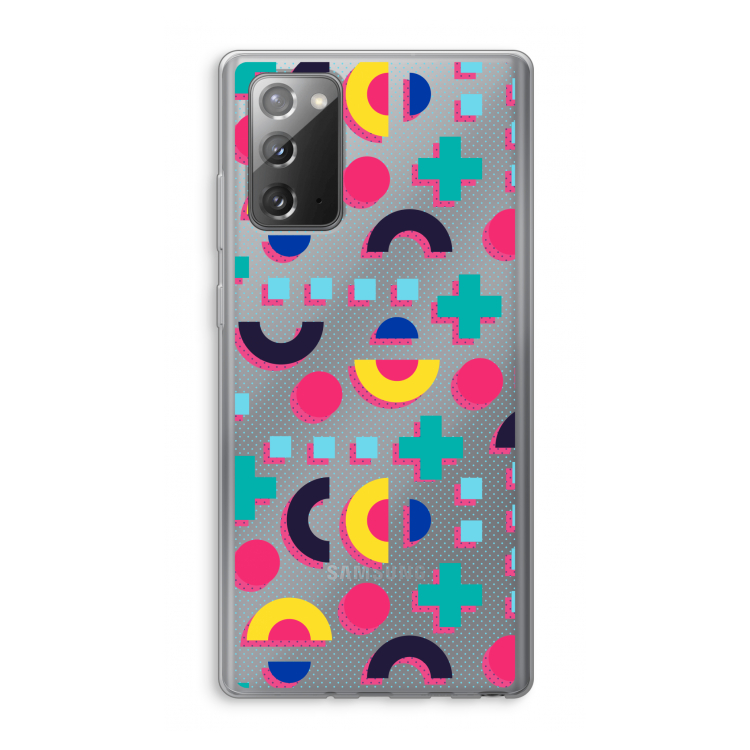 8-bit N°2: Samsung Galaxy Note 20 / Note 20 5G Transparant Hoesje