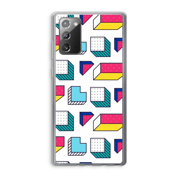 8-bit N°7: Samsung Galaxy Note 20 / Note 20 5G Transparant Hoesje