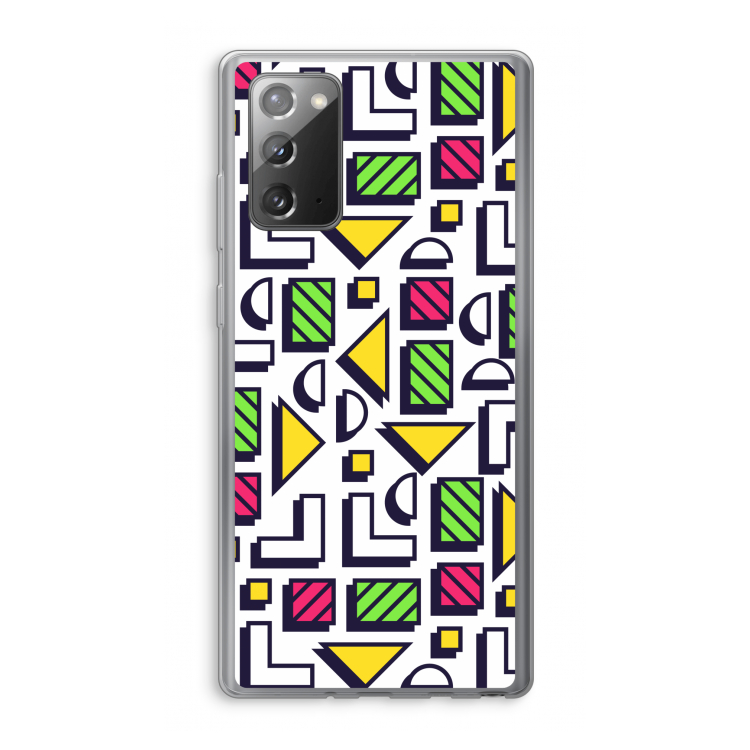 8-bit N°4: Samsung Galaxy Note 20 / Note 20 5G Transparant Hoesje