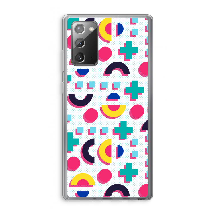8-bit N°2: Samsung Galaxy Note 20 / Note 20 5G Transparant Hoesje