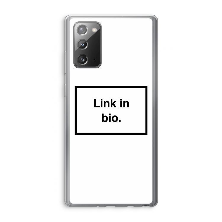 Link in bio: Samsung Galaxy Note 20 / Note 20 5G Transparant Hoesje