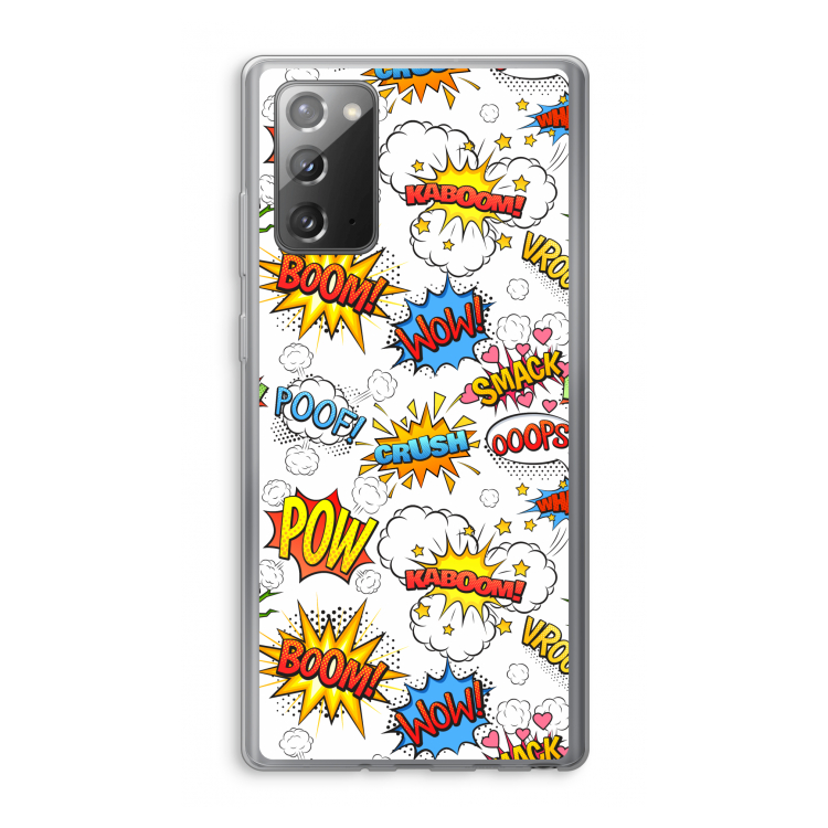 Pow Smack: Samsung Galaxy Note 20 / Note 20 5G Transparant Hoesje