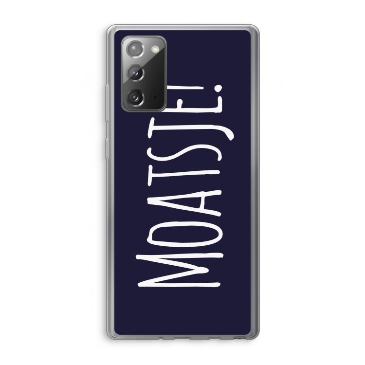 Moatsje!: Samsung Galaxy Note 20 / Note 20 5G Transparant Hoesje