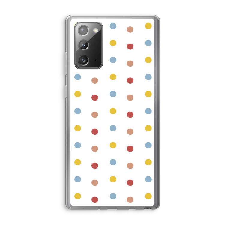 Bollen: Samsung Galaxy Note 20 / Note 20 5G Transparant Hoesje