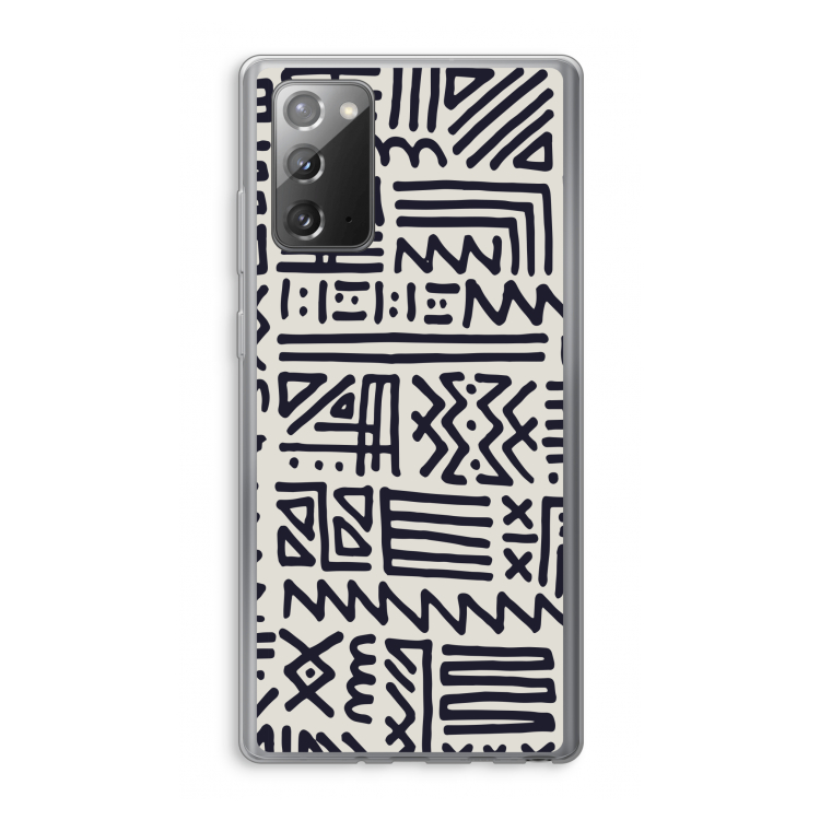 Marrakech print: Samsung Galaxy Note 20 / Note 20 5G Transparant Hoesje