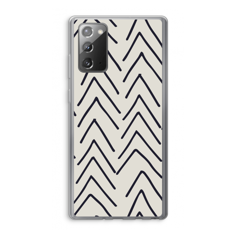 Marrakech Arrows: Samsung Galaxy Note 20 / Note 20 5G Transparant Hoesje