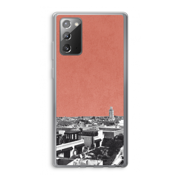 Marrakech Skyline : Samsung Galaxy Note 20 / Note 20 5G Transparant Hoesje