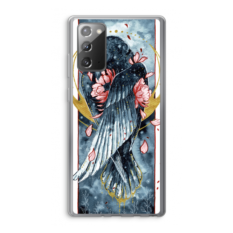 Golden Raven: Samsung Galaxy Note 20 / Note 20 5G Transparant Hoesje
