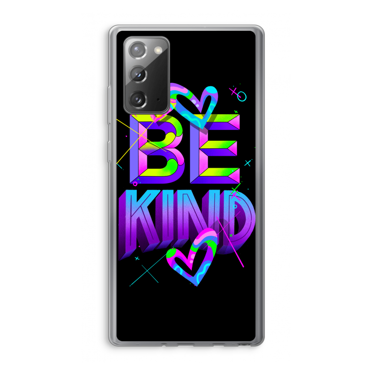 Be Kind: Samsung Galaxy Note 20 / Note 20 5G Transparant Hoesje