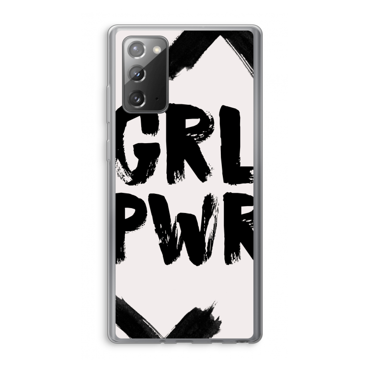 Girl Power #2: Samsung Galaxy Note 20 / Note 20 5G Transparant Hoesje