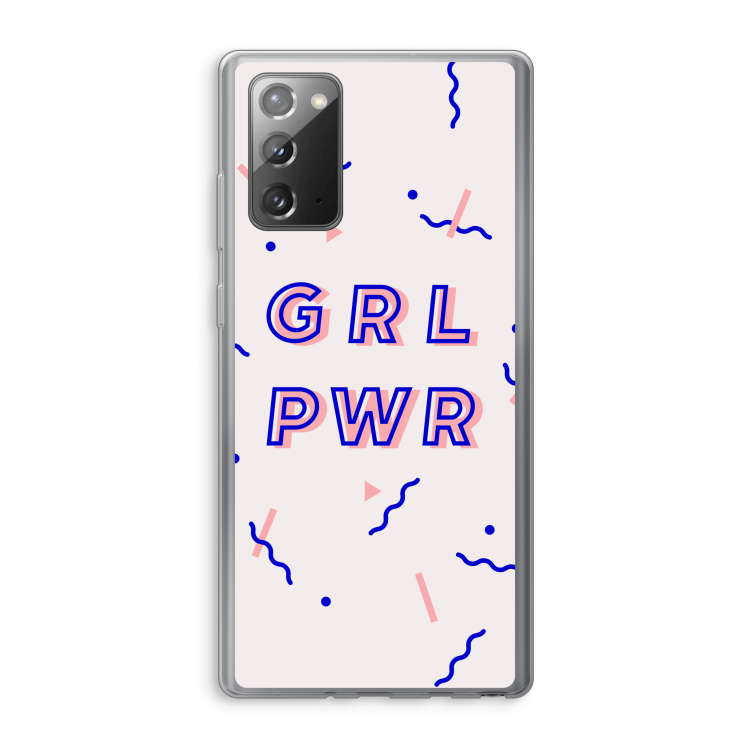 GRL PWR: Samsung Galaxy Note 20 / Note 20 5G Transparant Hoesje