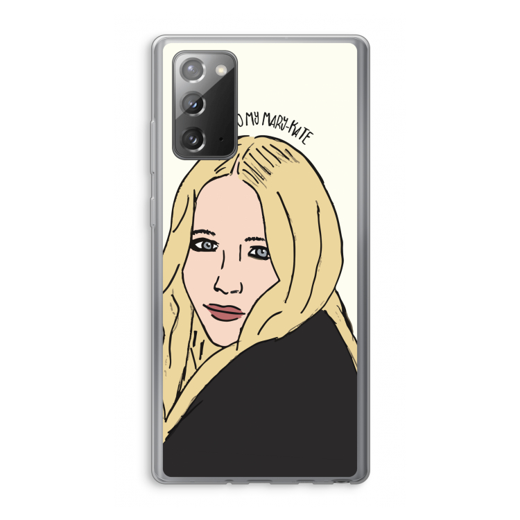 Mary Kate: Samsung Galaxy Note 20 / Note 20 5G Transparant Hoesje