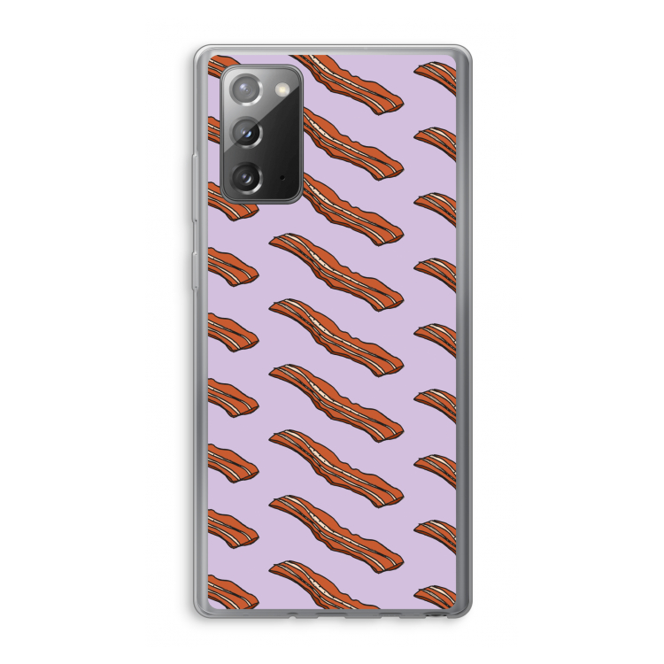 Bacon to my eggs #2: Samsung Galaxy Note 20 / Note 20 5G Transparant Hoesje