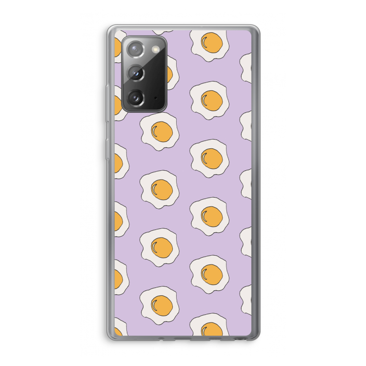 Bacon to my eggs #1: Samsung Galaxy Note 20 / Note 20 5G Transparant Hoesje