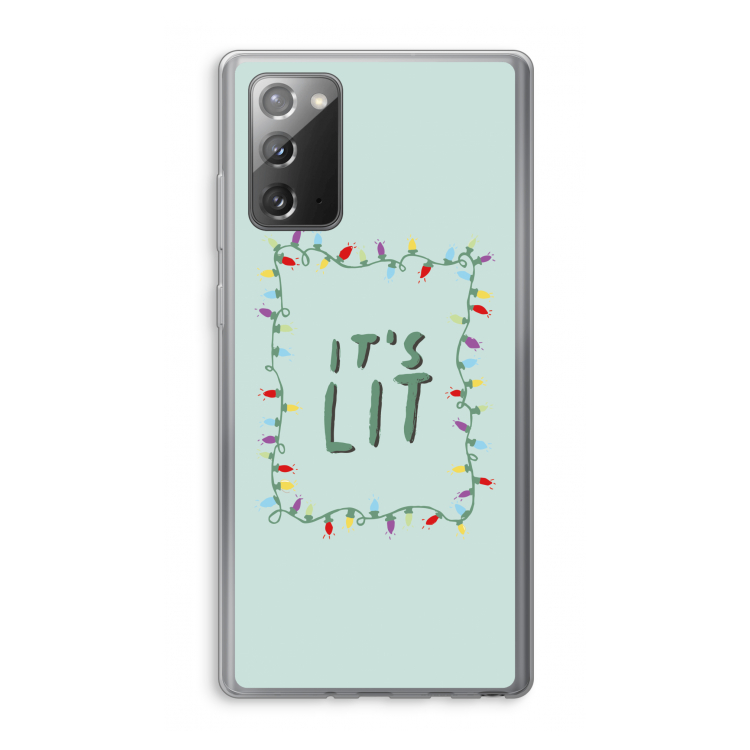 It's Lit: Samsung Galaxy Note 20 / Note 20 5G Transparant Hoesje