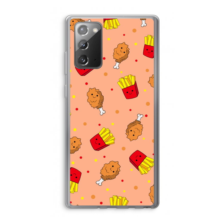 Chicken 'n Fries: Samsung Galaxy Note 20 / Note 20 5G Transparant Hoesje