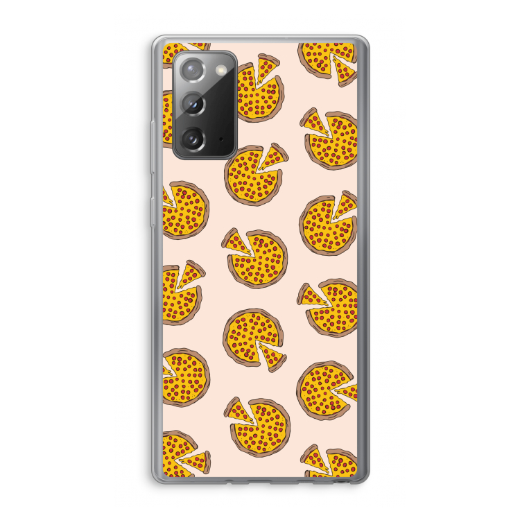 You Had Me At Pizza: Samsung Galaxy Note 20 / Note 20 5G Transparant Hoesje