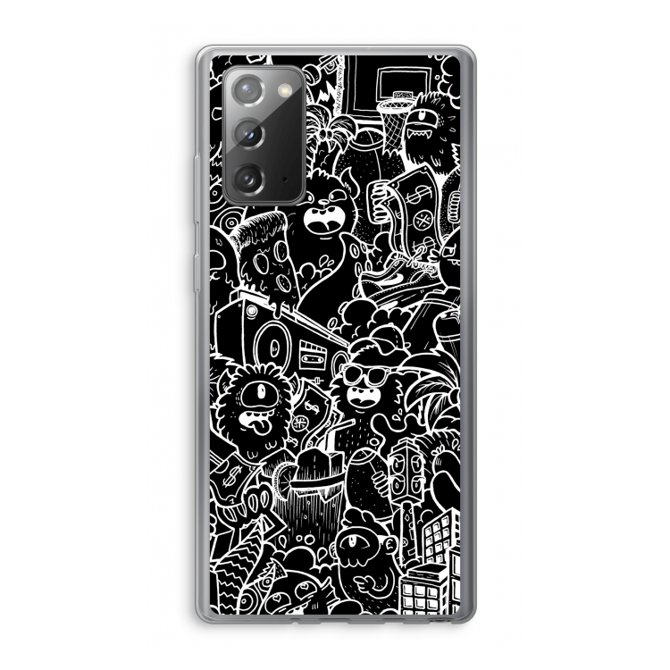 Vexx Black City : Samsung Galaxy Note 20 / Note 20 5G Transparant Hoesje