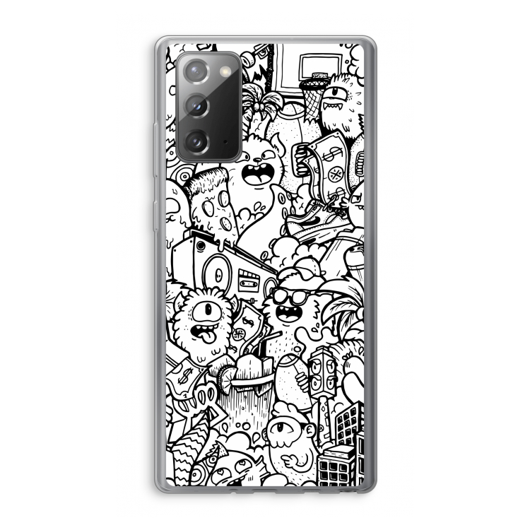 Vexx City #2: Samsung Galaxy Note 20 / Note 20 5G Transparant Hoesje