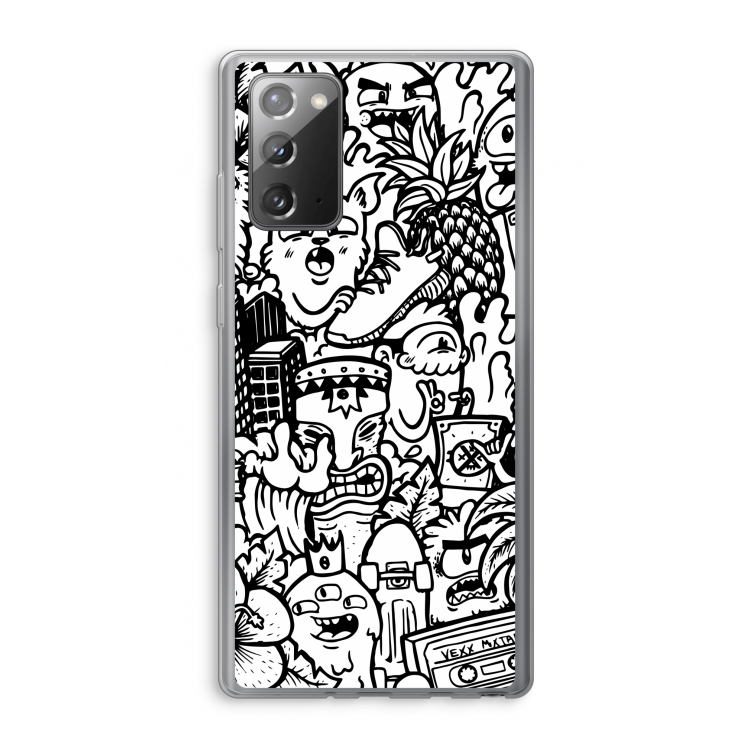 Vexx Mixtape #2: Samsung Galaxy Note 20 / Note 20 5G Transparant Hoesje