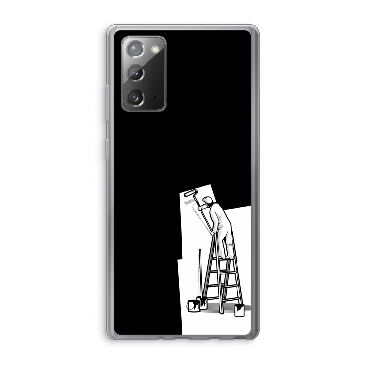 Musketon Painter: Samsung Galaxy Note 20 / Note 20 5G Transparant Hoesje
