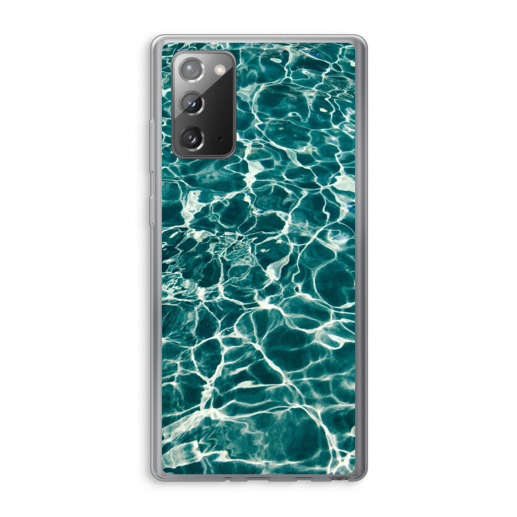 Weerkaatsing water: Samsung Galaxy Note 20 / Note 20 5G Transparant Hoesje