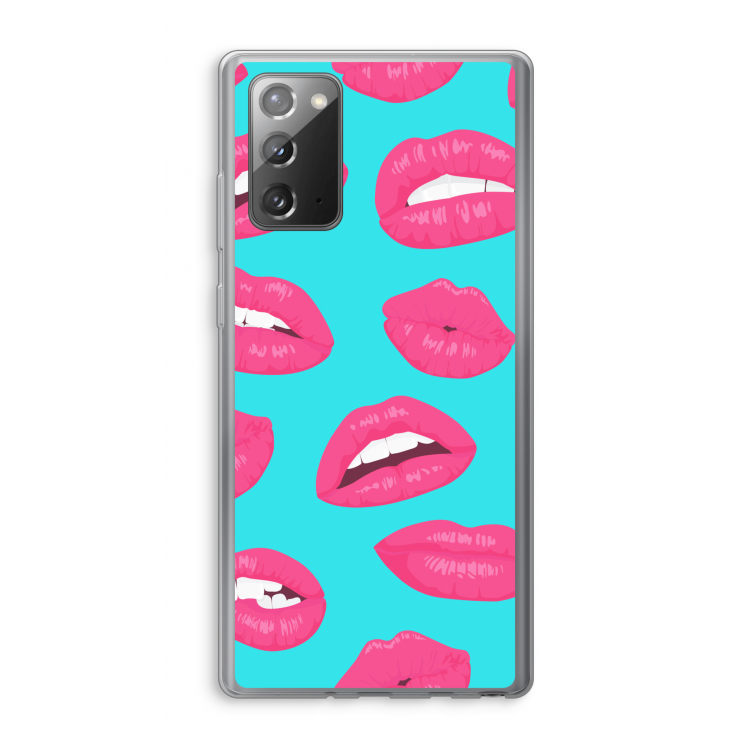 Bite my lip: Samsung Galaxy Note 20 / Note 20 5G Transparant Hoesje