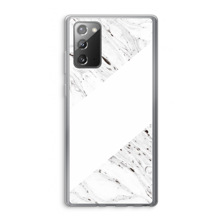 Biggest stripe: Samsung Galaxy Note 20 / Note 20 5G Transparant Hoesje