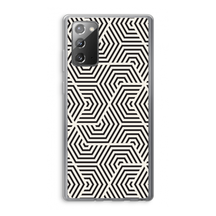 Magic pattern: Samsung Galaxy Note 20 / Note 20 5G Transparant Hoesje