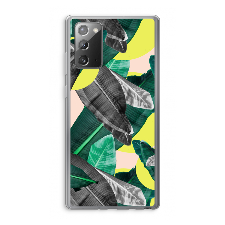Fantasie jungle: Samsung Galaxy Note 20 / Note 20 5G Transparant Hoesje