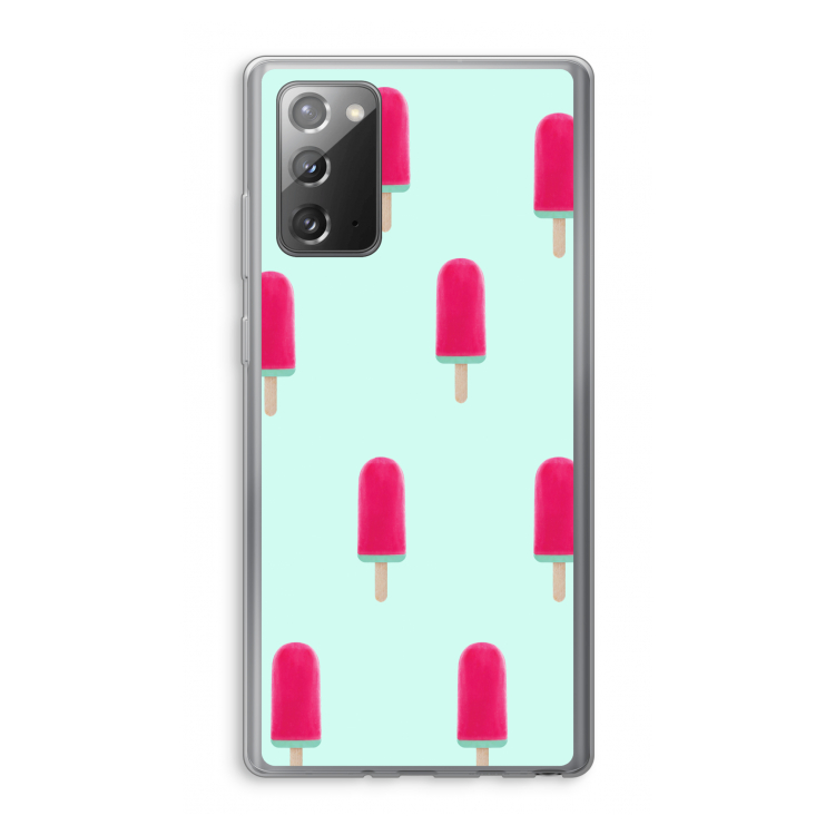 Waterijsje: Samsung Galaxy Note 20 / Note 20 5G Transparant Hoesje