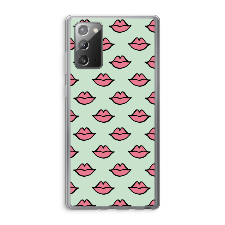 Lipjes: Samsung Galaxy Note 20 / Note 20 5G Transparant Hoesje