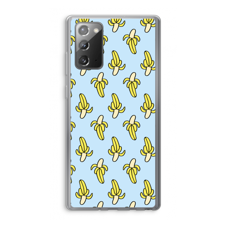Bananas: Samsung Galaxy Note 20 / Note 20 5G Transparant Hoesje