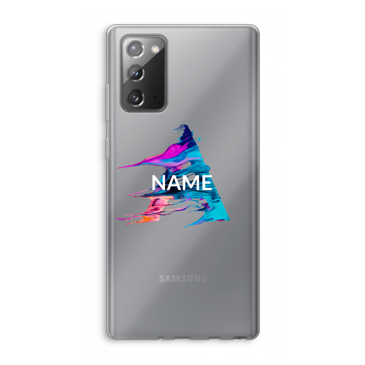 Abstract Spectrum: Samsung Galaxy Note 20 / Note 20 5G Transparant Hoesje