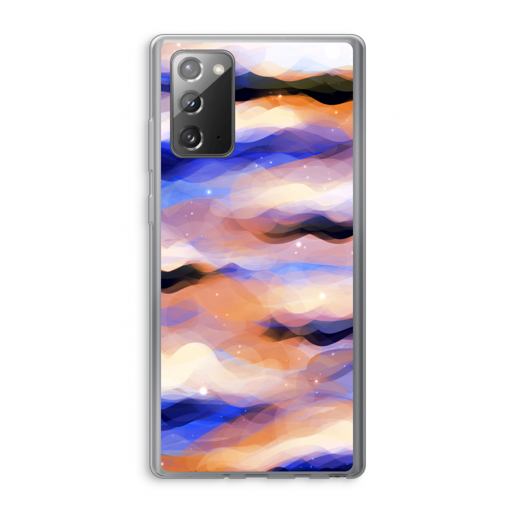 Donkere Wolken: Samsung Galaxy Note 20 / Note 20 5G Transparant Hoesje