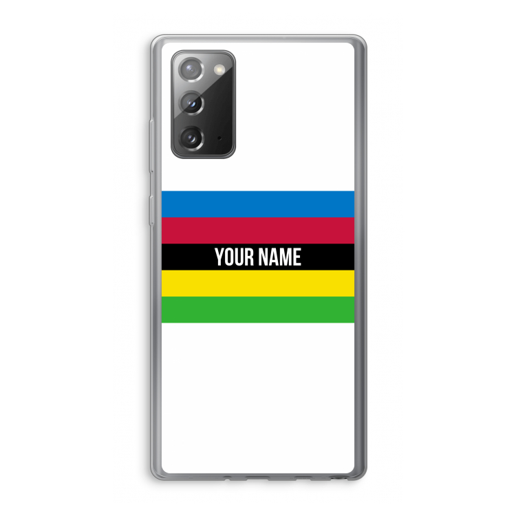 WK Wielrennen: Samsung Galaxy Note 20 / Note 20 5G Transparant Hoesje